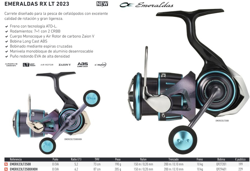 CARRETE DAIWA EMERALDAS E LT 2023 (copia)