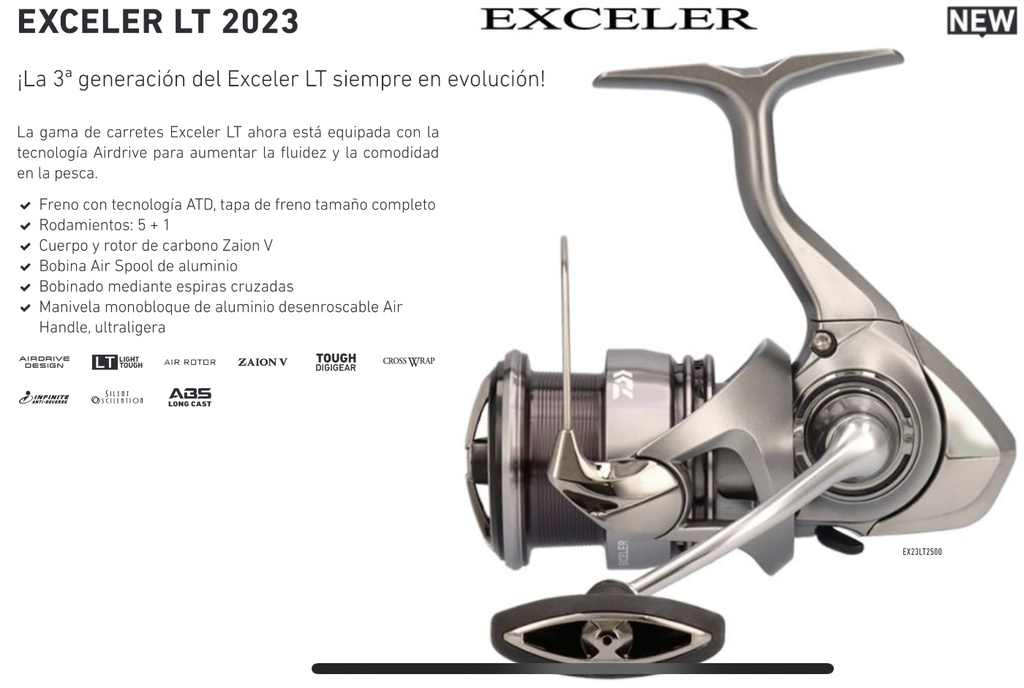 CARRETE DAIWA EXCELER