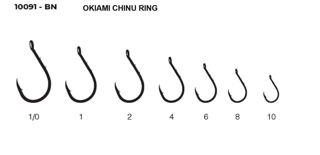 ANZUELOS HAKKO OKIAMI CHINU RING 10091 - BN