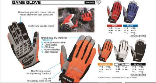 GUANTES CULTIVA GAME GLOVE MODELO 9918